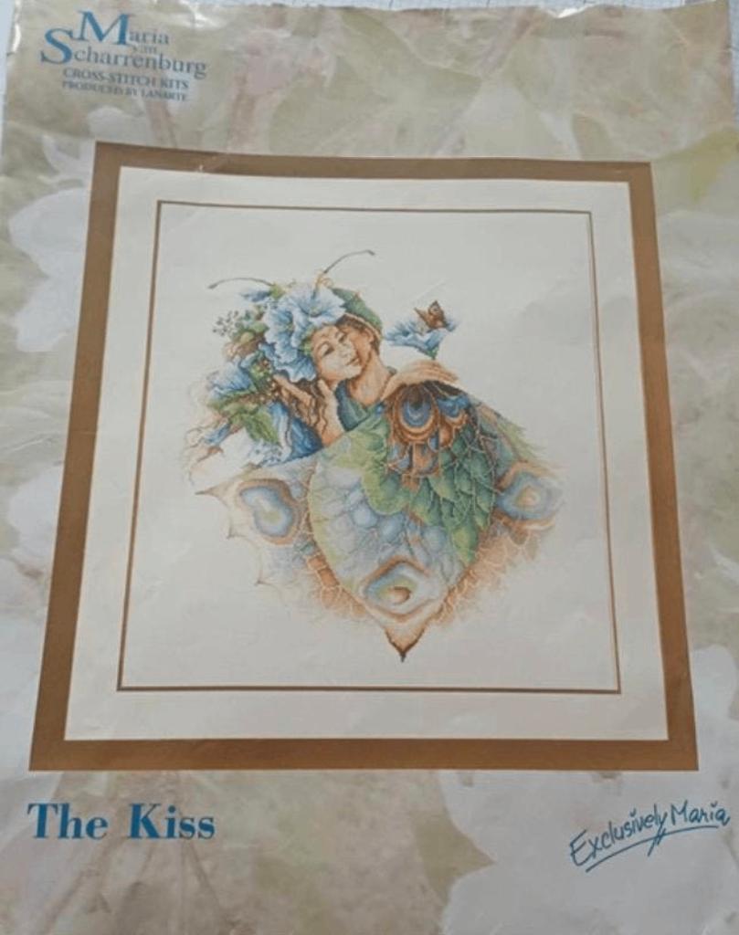 BORDUURPAKKET LANARTE M. V. SCHARRENBURG THE KISS, Verzenden, Nieuw, Handborduren, Borduurpakket