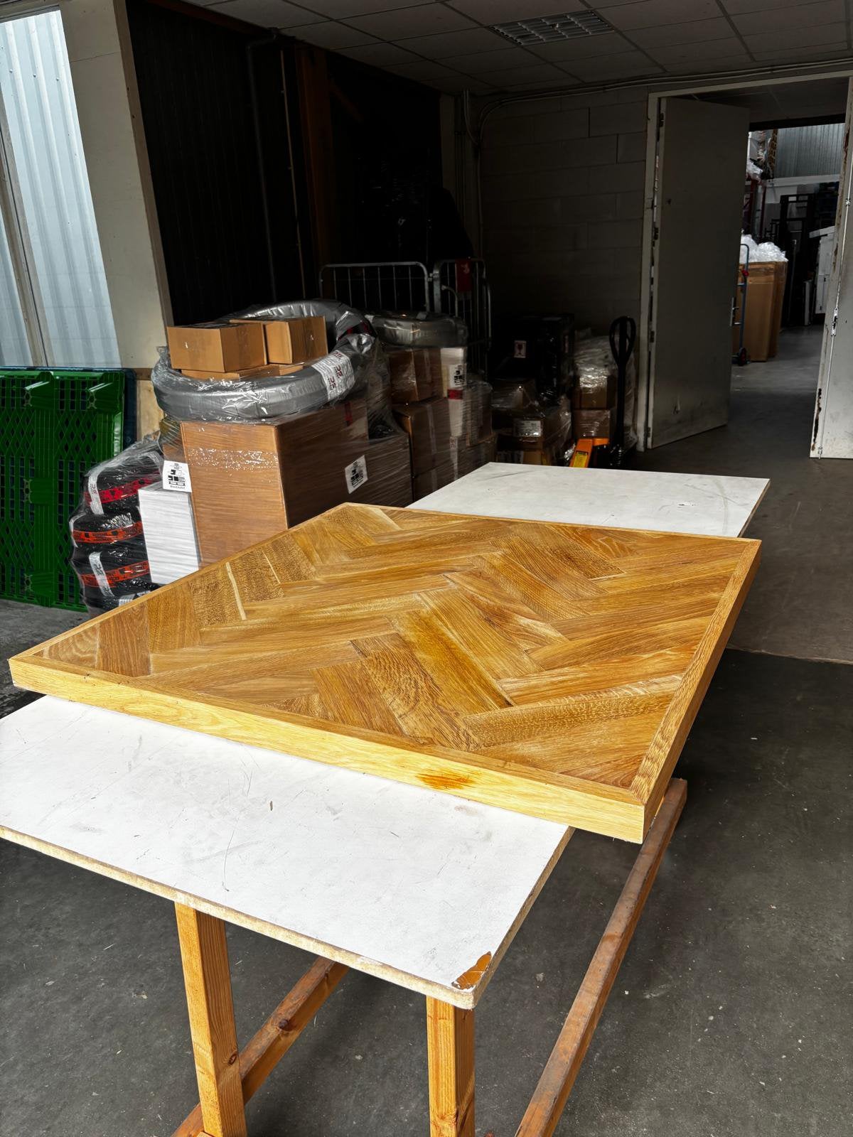 Salontafel blad 100x100, Ophalen, Zo goed als nieuw