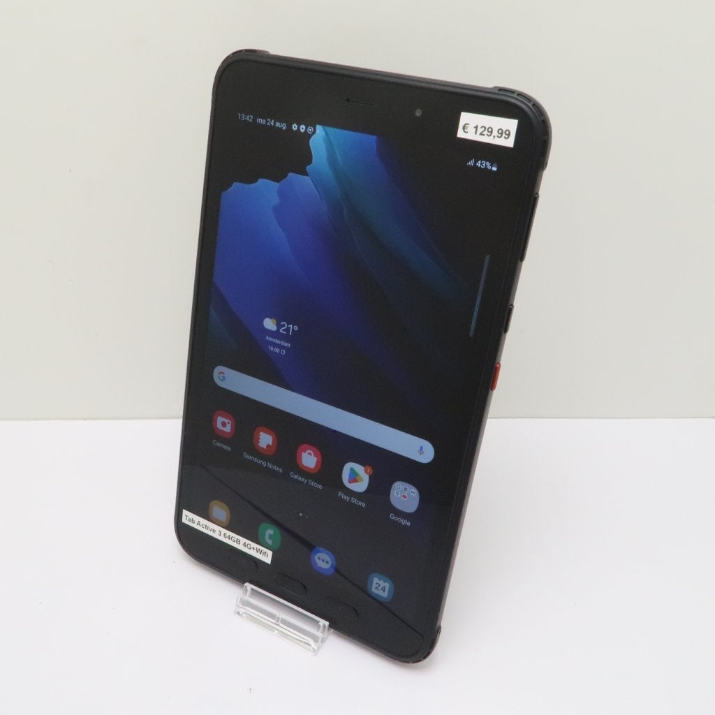 Samsung Galaxy Tab Active 3 64GB 4G + Wifi | in Goede Staat, Computers en Software, Samsung, Zo goed als nieuw, Support@Samsung.com