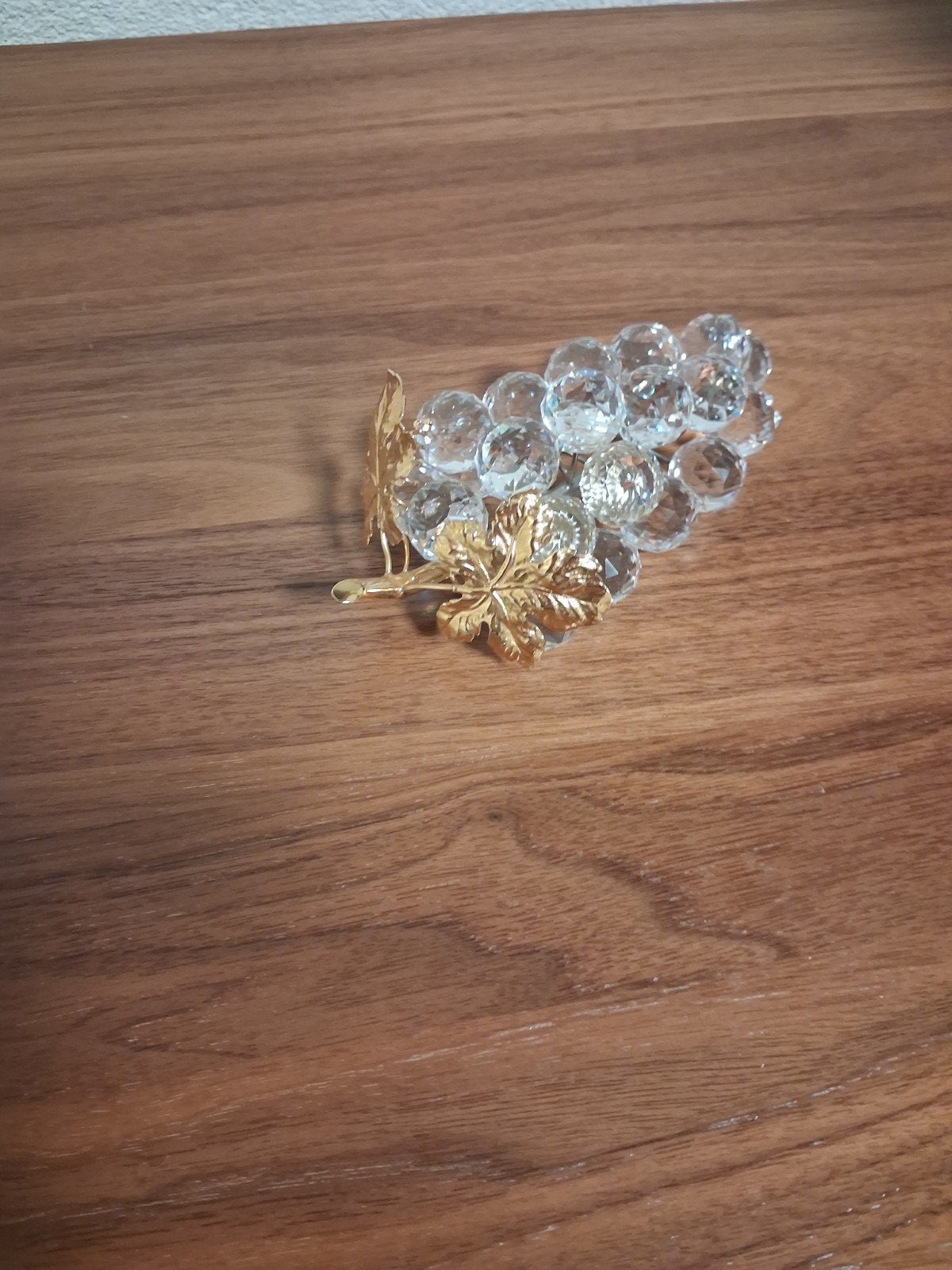 Swarovski Kristallen Druiventros met Gouden Bladeren, Verzamelen, Ophalen of Verzenden