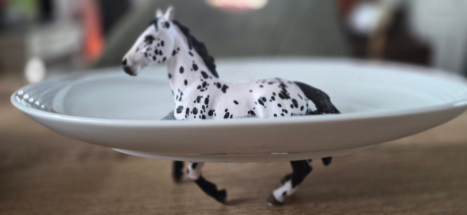 "Beest en Bord"  Appaloosa paard schleich, Ophalen of Verzenden, Zo goed als nieuw