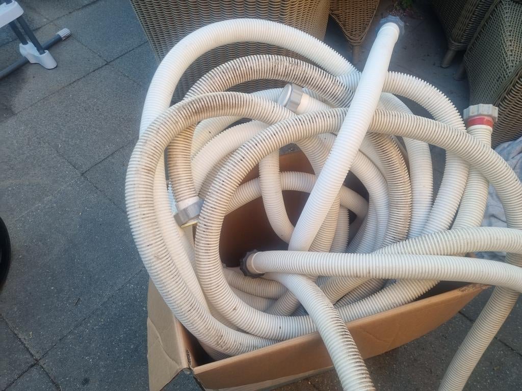 Diverse Intex koppelingen, verloopstukken en 38mm slangen, Verzenden, Gebruikt