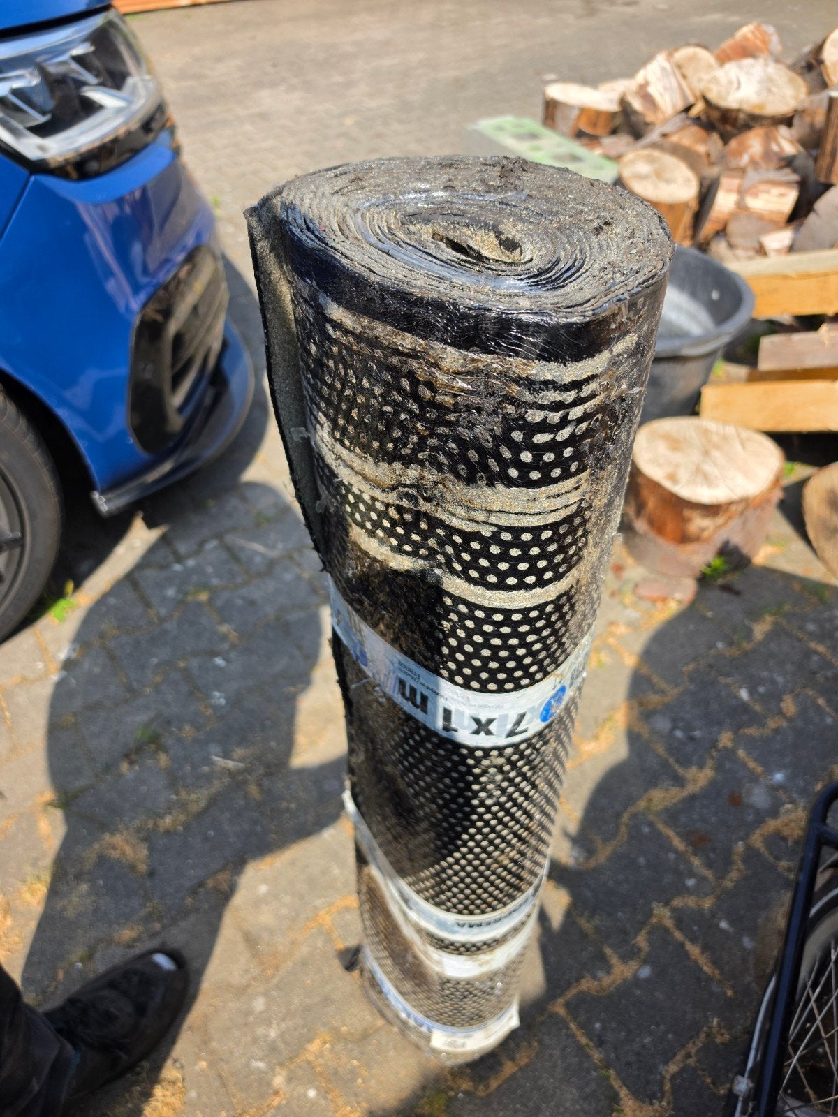 Soprema dakleer rol - 7m x 1m - Nieuw, Overige materialen, Zwart, Nieuw, Dakleer