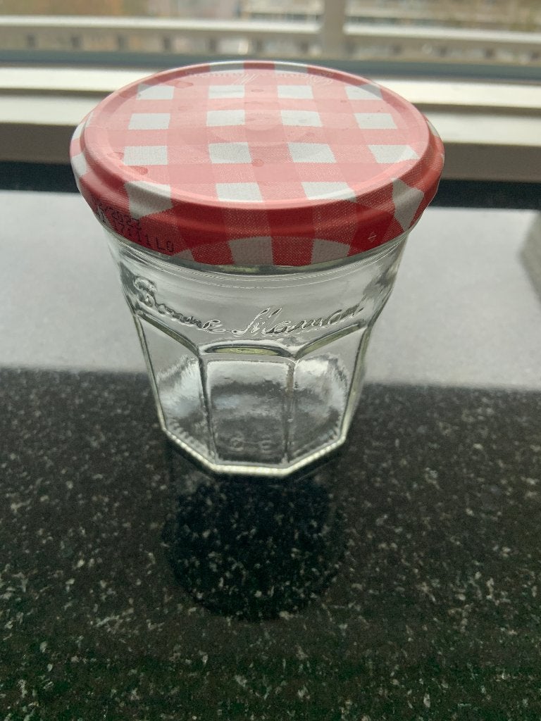 glazen potten van Bonne Maman, Pot, Bus of Blik, Met deksel, Ophalen of Verzenden, Glas
