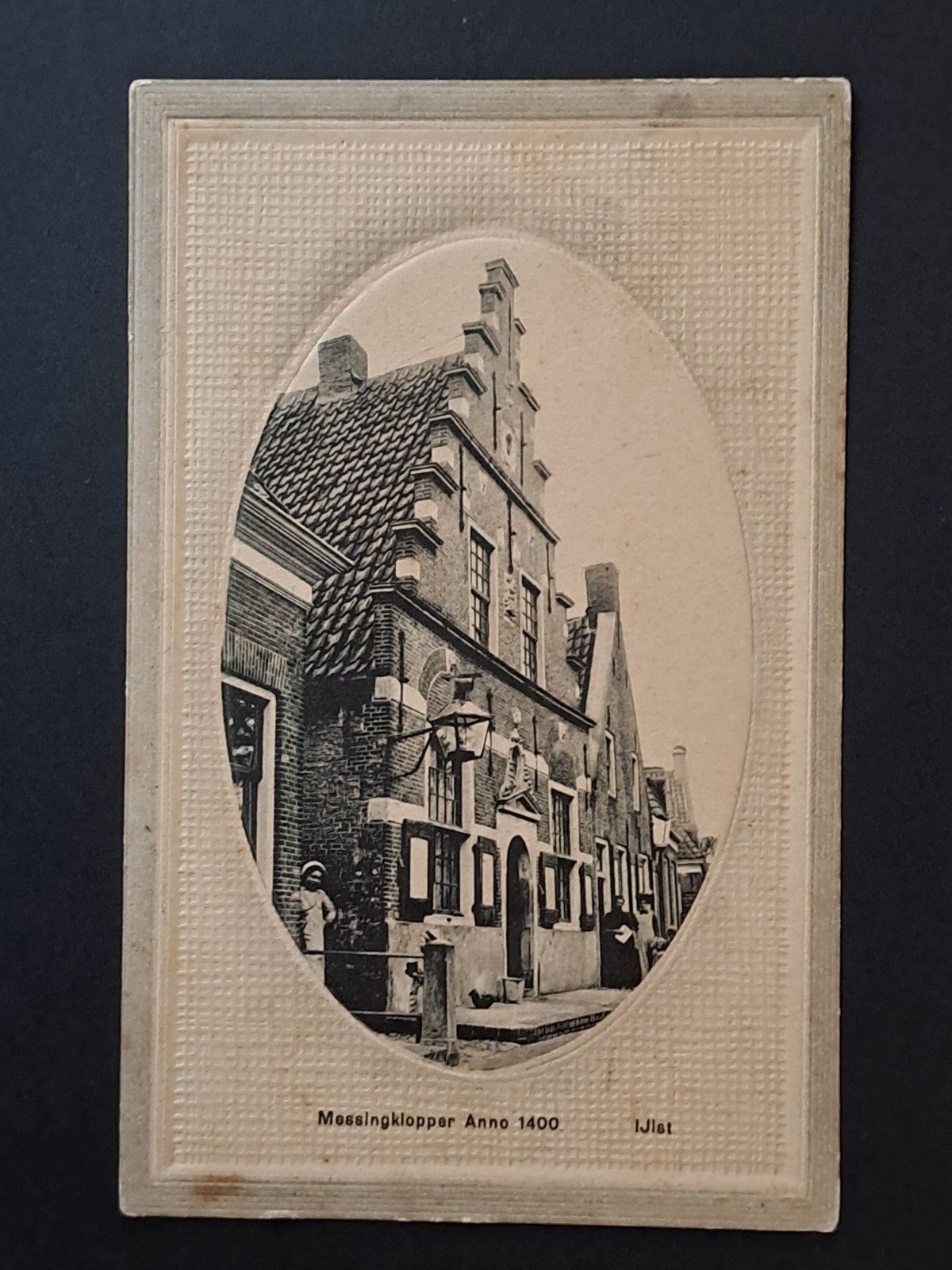 IJlst Friesland Messingklopper Anno 1400 1918, Verzenden, Voor 1920, Gelopen, Friesland