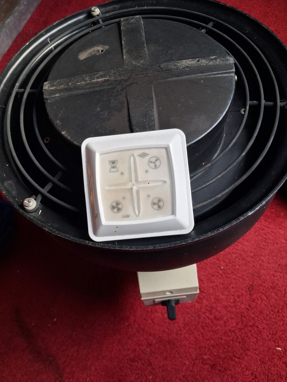 itho pijp ventilator met afstandsbediening, Ophalen, Gebruikt, Ventilator en Afzuiger