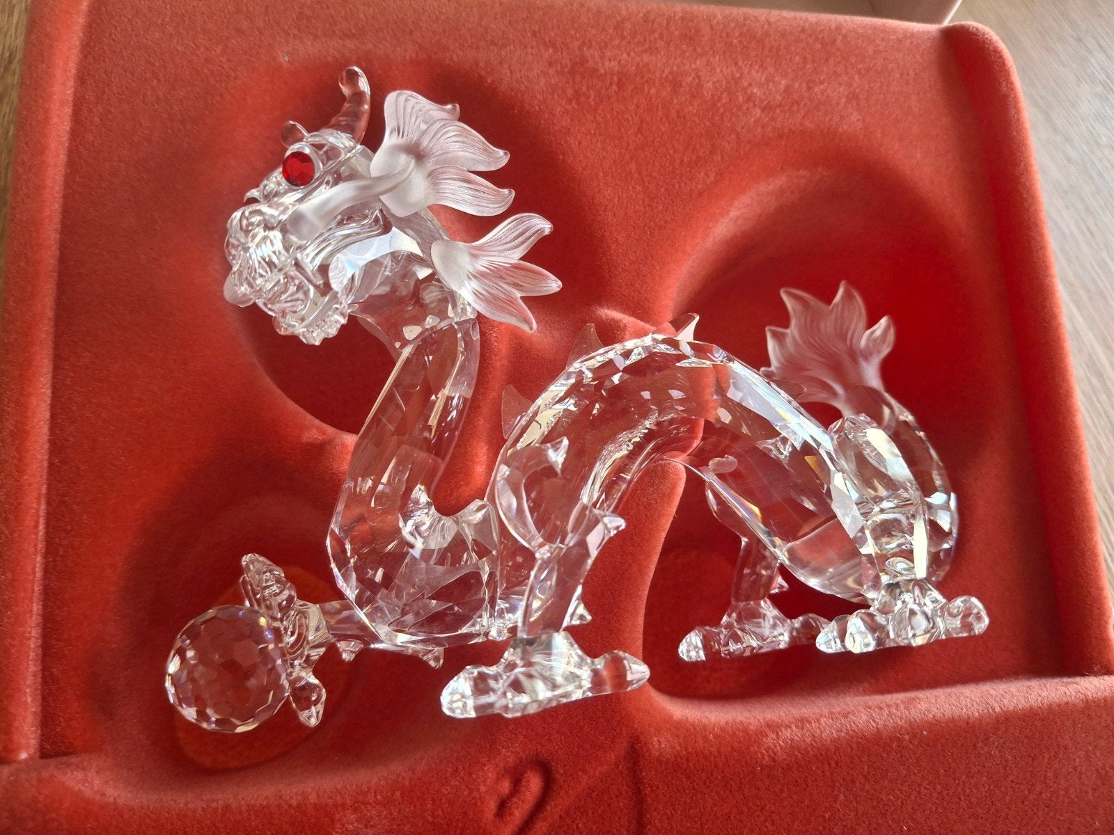 Swarovski draak in doos, Ophalen, Gebruikt, Figuurtje