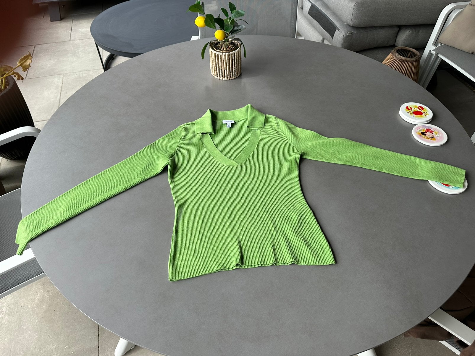 Groene Aware trui, maat XL = L, Verzenden, Maat 42/44 (L), Aware, Gedragen
