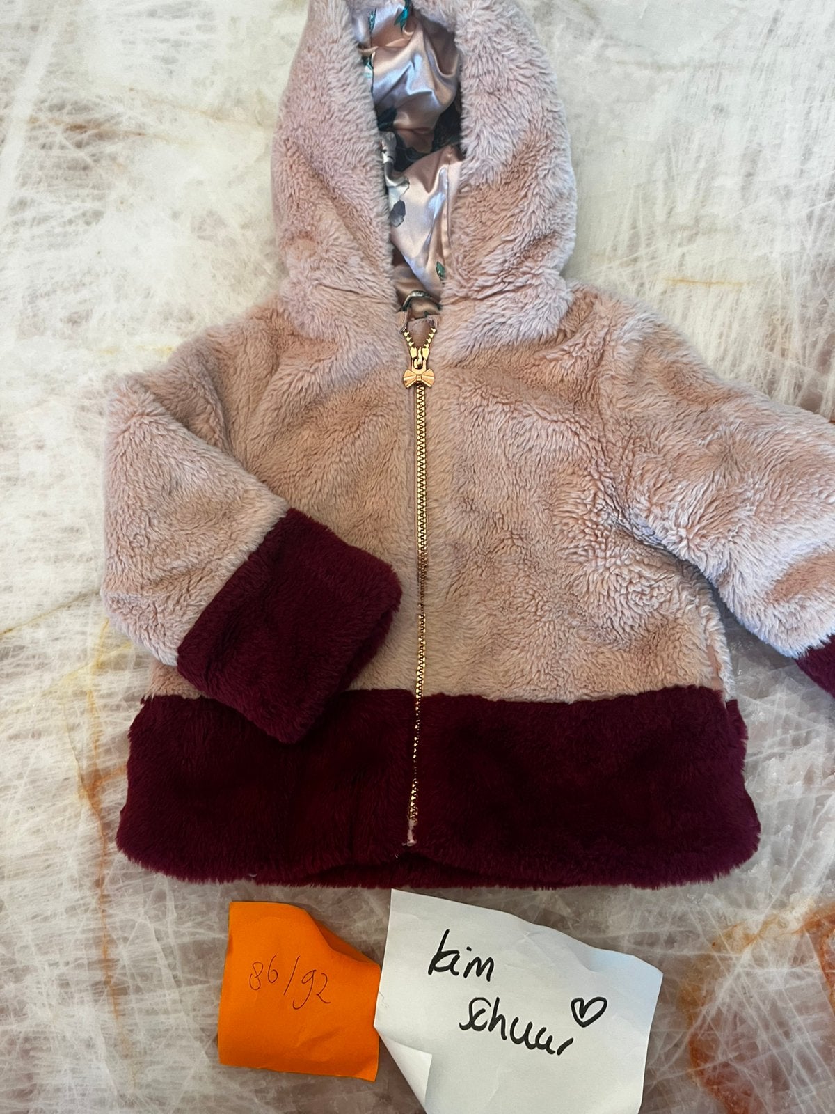 Ted Baker fleece jas maat 86, Ophalen of Verzenden, Zo goed als nieuw, Jasje