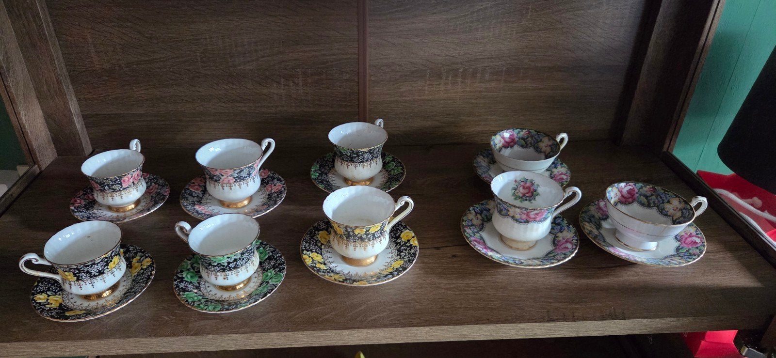 6 kop en schotels – Vintage Paragon Fine, Ophalen