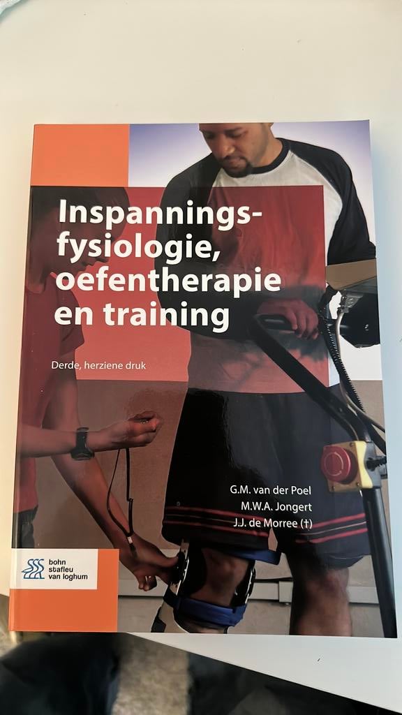 Inspanningsfysiologie, oefentherapie en training, M.W.A. Jongert; G.M. van der Poel; J.J. de Morree, Ophalen of Verzenden, Zo goed als nieuw