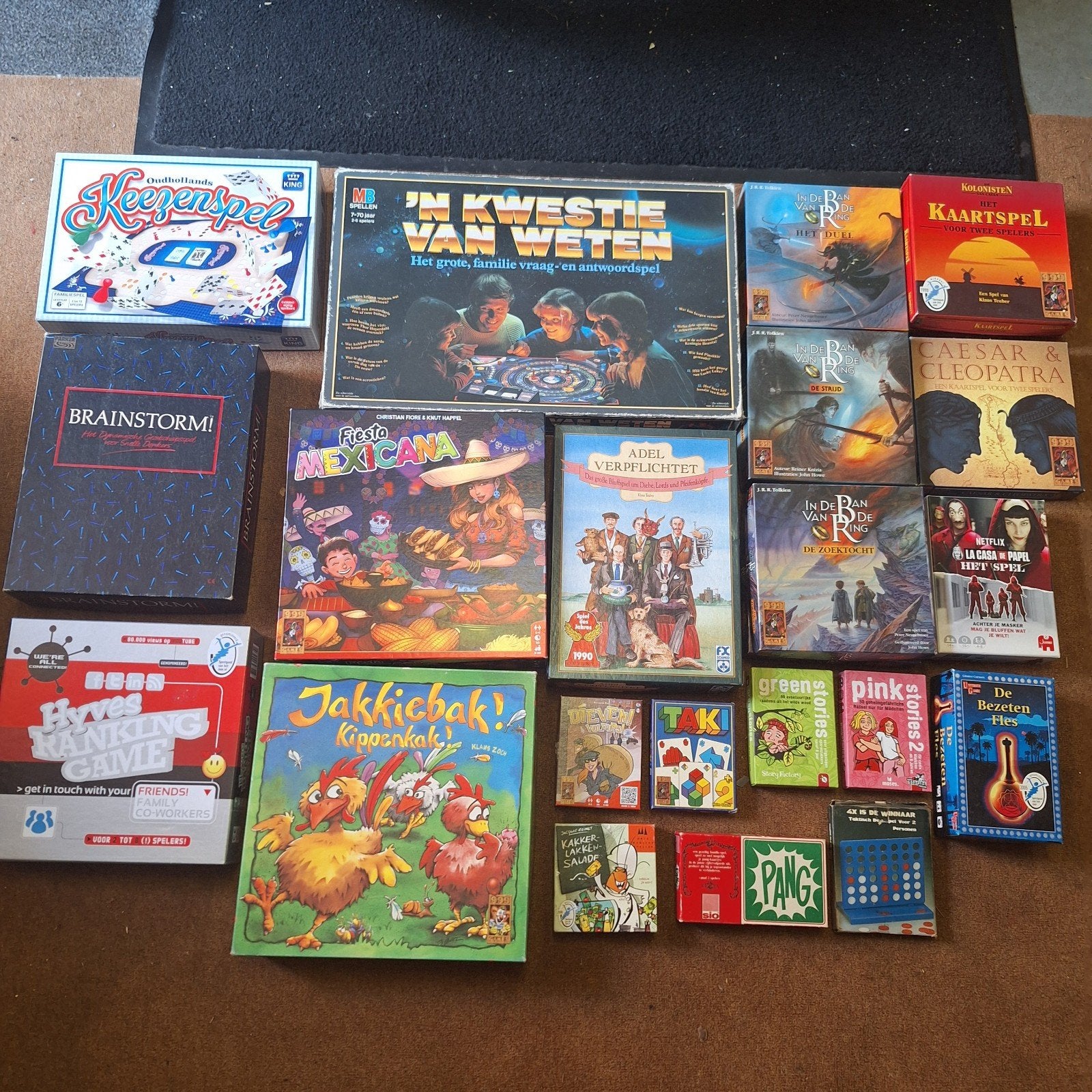 Grote collectie bordspellen en kaartspellen, Vijf spelers of meer, Ophalen, Gebruikt, Diverse