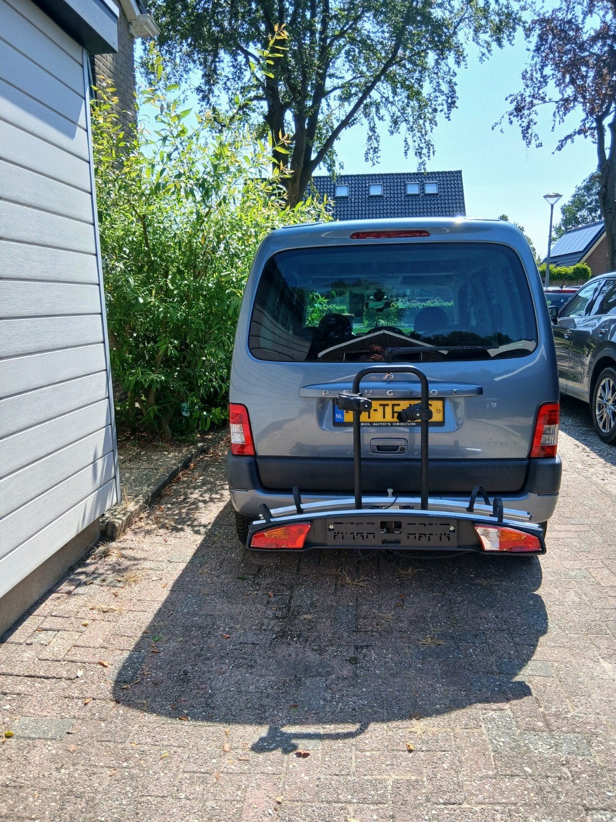 Menabo fietsendrager voor 2 fietsen op trekhaak, Ophalen of Verzenden, 2 fietsen, Gebruikt, Trekhaakdrager