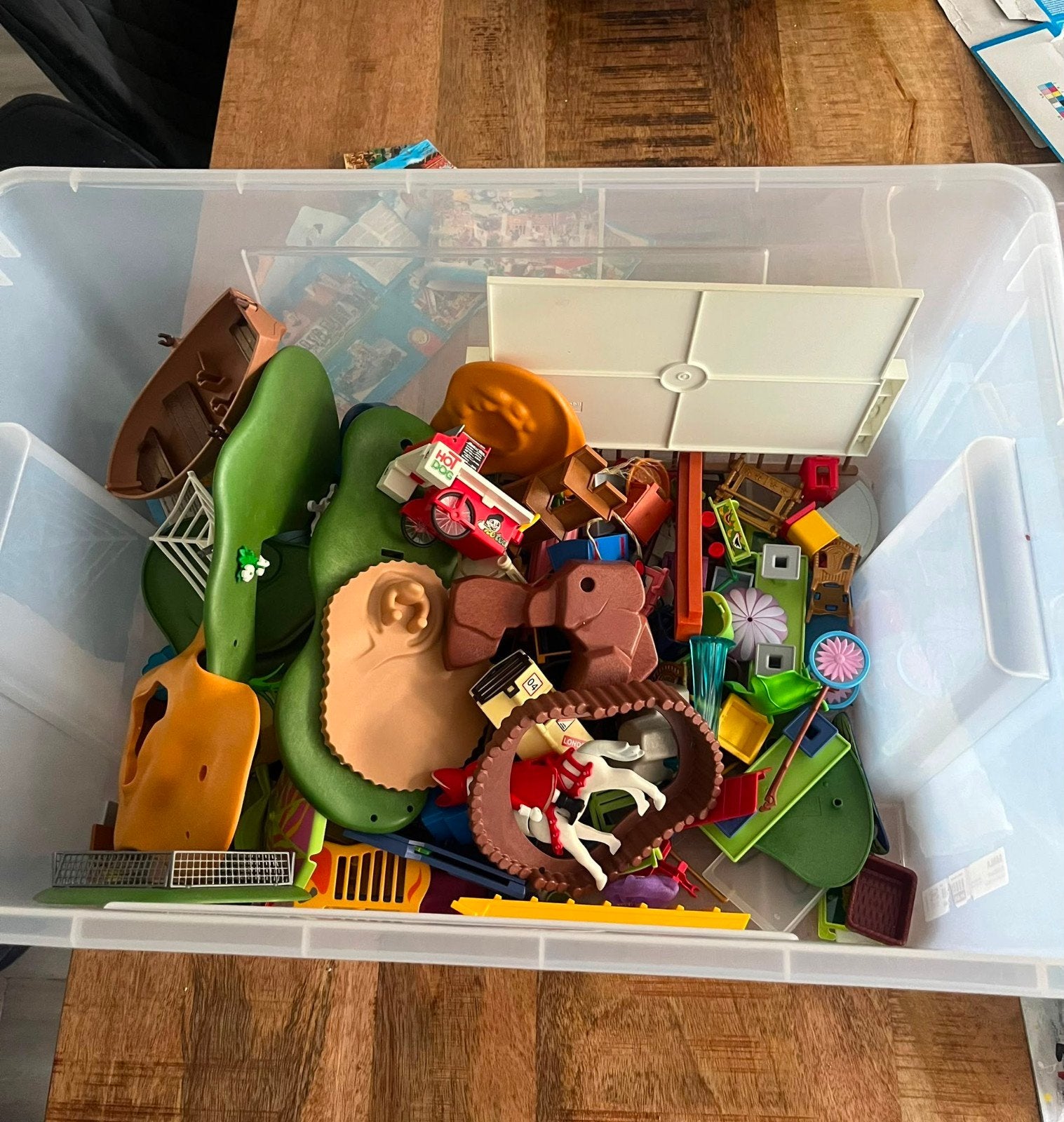 Heel veel Playmobil oa. piratenschip, zwembad, ijscokar,etc, Kinderen en Baby's, Speelgoed | Overig, Ophalen, Gebruikt, Jongen of Meisje