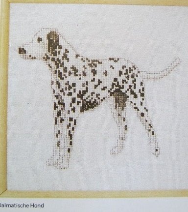Borduurpatroon  Dalmatier hond  nr 9669, Verzenden, Nieuw, Handborduren, Patroon