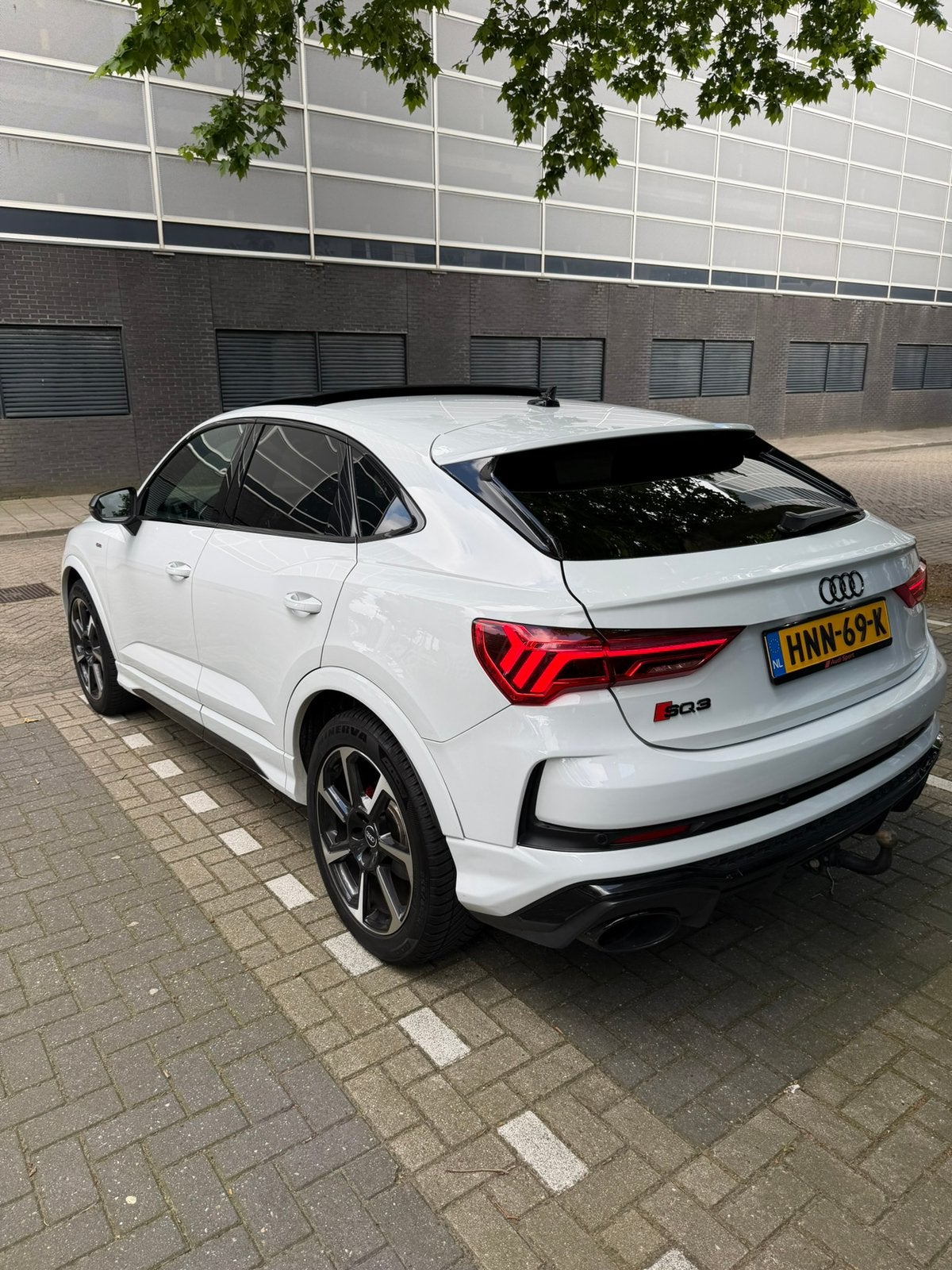 Audi Q3 35 Tfsi 150pk RSQ3 Look 2021 3x S-Line Sfeerverlicht, Zwart, 4 cilinders, 1505 kg, Wit