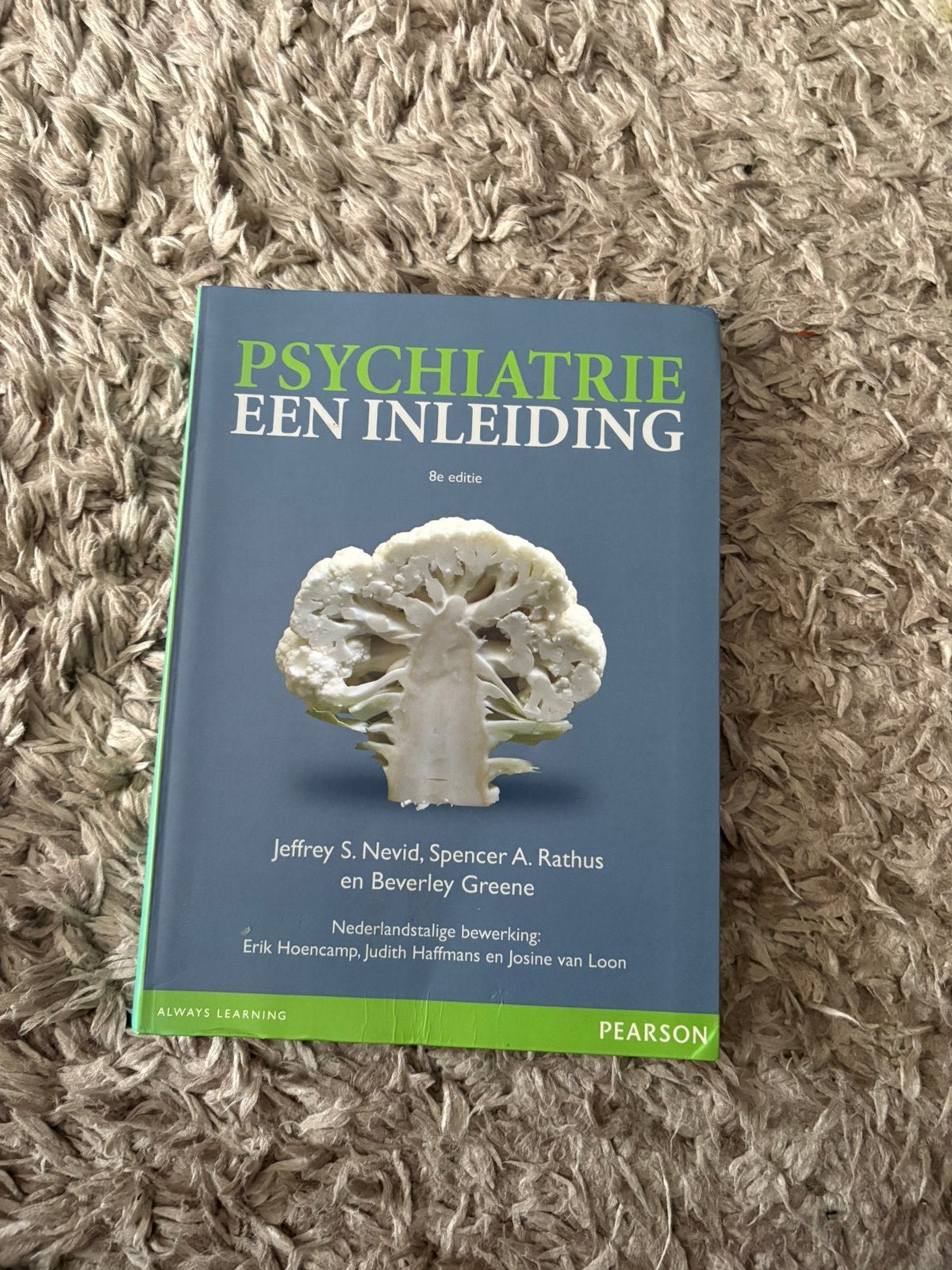Jeffrey S. Nevid - Psychiatrie, Ophalen of Verzenden, Zo goed als nieuw, Nederlands, Jeffrey S. Nevid; Spencer A. Rathus; Beverly Greene