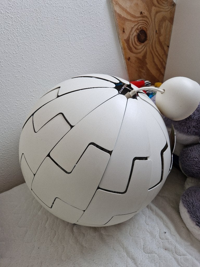IKEA PS 2014 Hanglamp - Wit/Zilver, Veranderbare Vorm, Ophalen, Zo goed als nieuw, 50 tot 75 cm