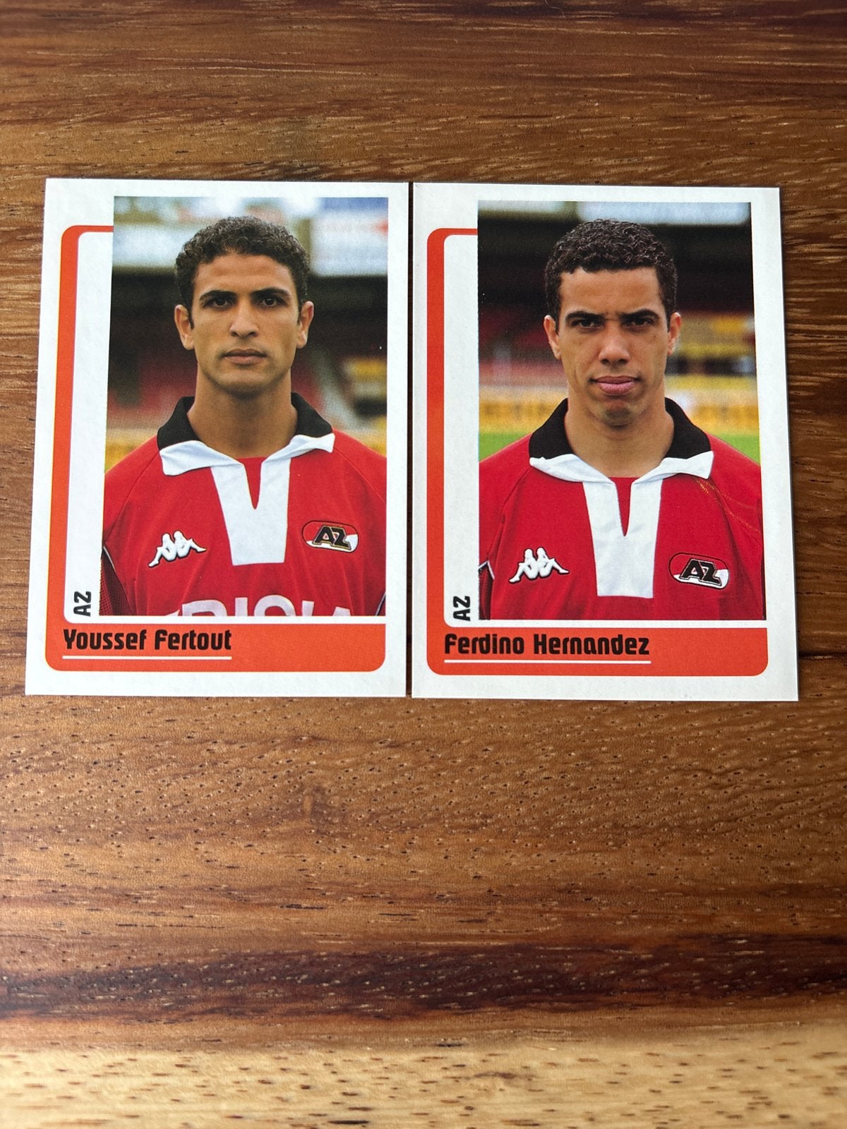 Panini Voetbal 1999: Youssef Fertout & Ferdino Hernandez AZ, Ophalen of Verzenden, Zo goed als nieuw, Stickers en Plaatjes