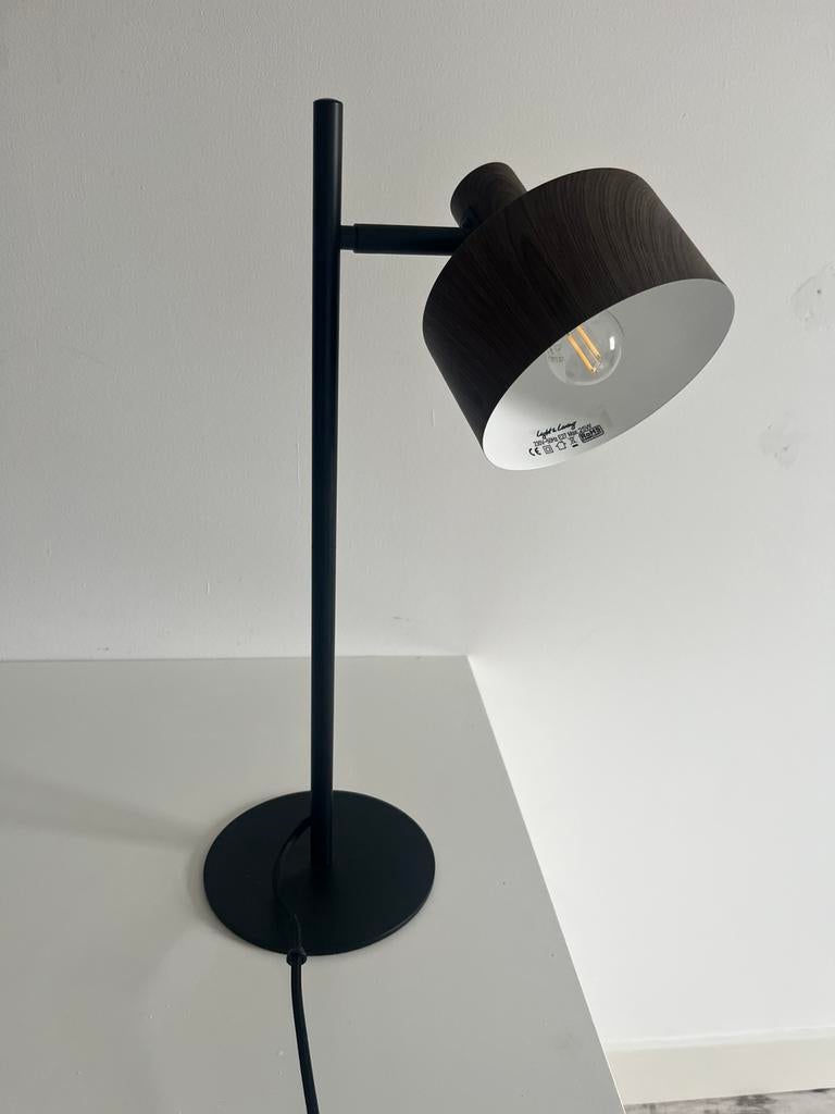 Twee tafellampen Woody vt wonen, Huis en Inrichting, Ophalen, Zo goed als nieuw, Metaal, Minder dan 100 cm