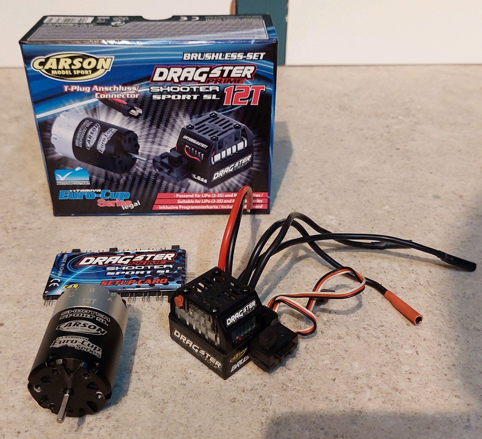 Brushless-Set Dragster Prime Shooter Sport 12T, Ophalen of Verzenden, Zo goed als nieuw