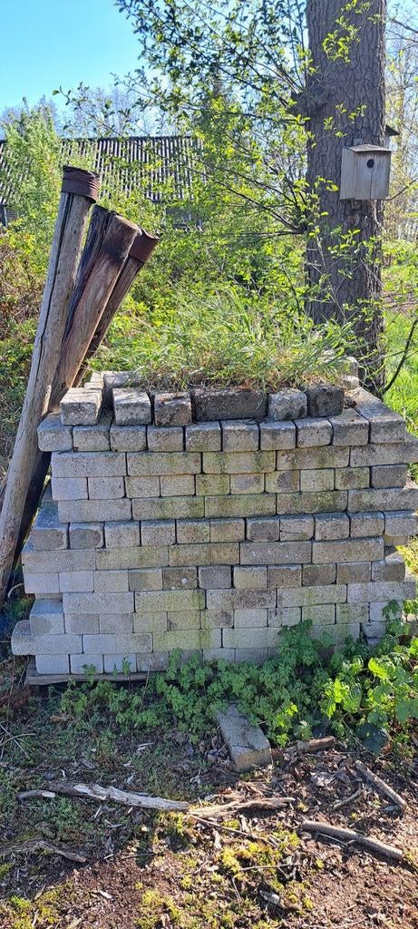 Beton klinkers / terrasstenen - Ideaal voor tuinpad /borders, Tuin en Terras, Tegels en Klinkers, Ophalen, Gebruikt, Klinkers