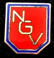 NGV (Nederlandse Grossiersvereninging) knoop-speld, Verzenden, Zo goed als nieuw, Merk, Speldje of Pin