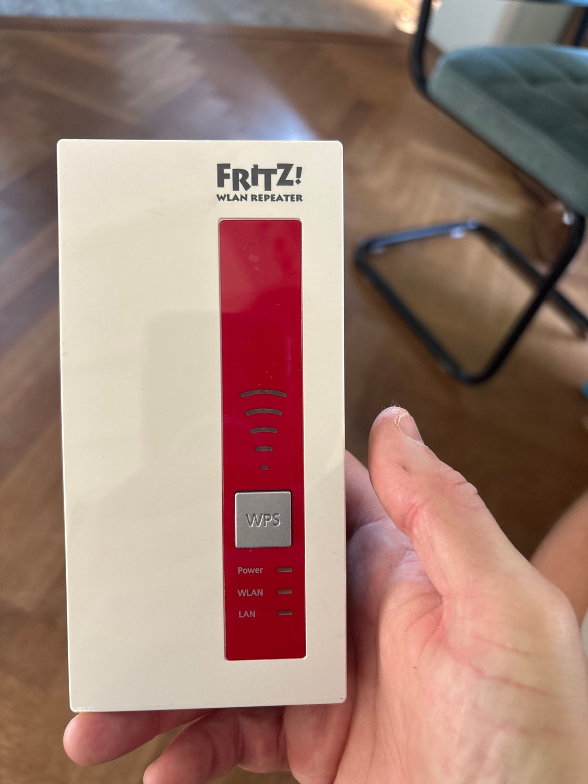 FRITZ!WLAN Repeater 1750E - Wifi versterker, Ophalen of Verzenden, Gebruikt