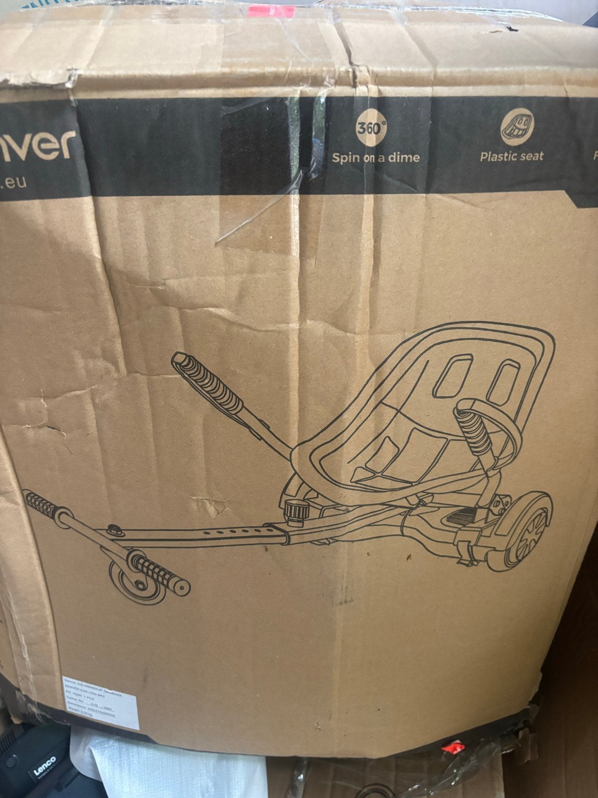 Denver Hoverkart - Nieuw met verpakkingsschade, Bazaar_online@outlook.com, Overige typen, Nieuw, Ophalen of Verzenden