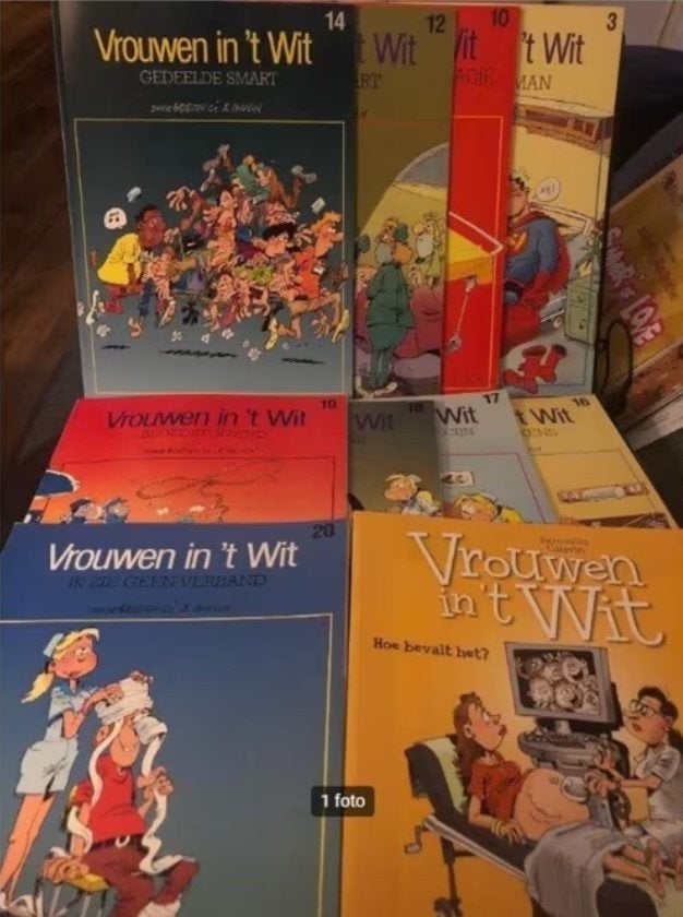 Vrouwen in het wit divers 3, 10, 12, 14 , 16,17, 18, 19, 20, Meerdere stripboeken, Ophalen of Verzenden, Zo goed als nieuw