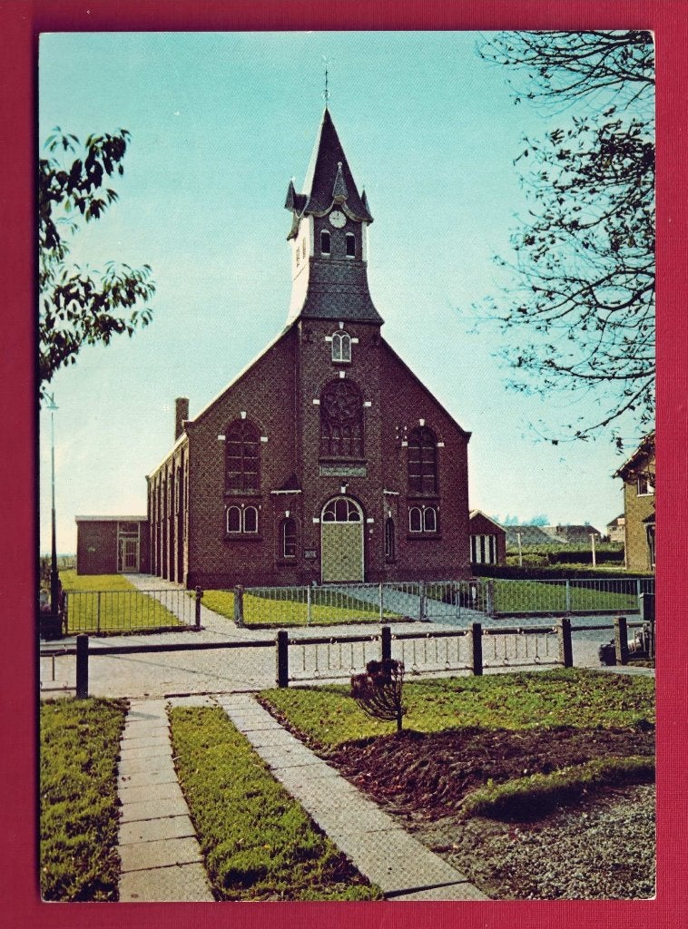 Minnertsga (Frl.) - Geref. Kerk - Ong., Ophalen of Verzenden, 1960 tot 1980, Ongelopen, Friesland