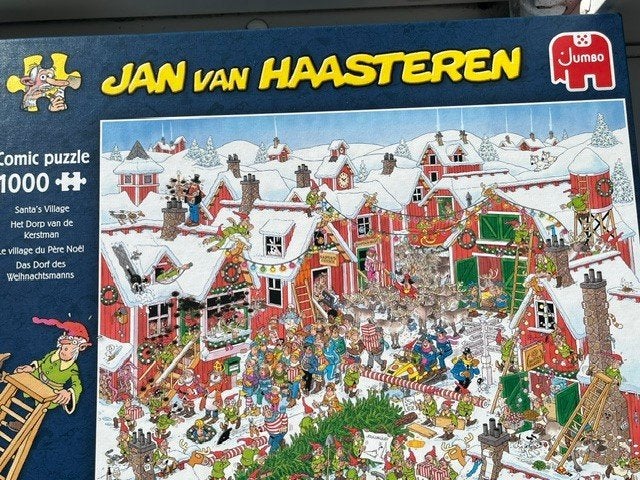 GERESERVEERD Jan van Haasteren puzzels 1000 stukjes, Hobby en Vrije tijd, Ophalen, 500 t/m 1500 stukjes, Zo goed als nieuw, Legpuzzel