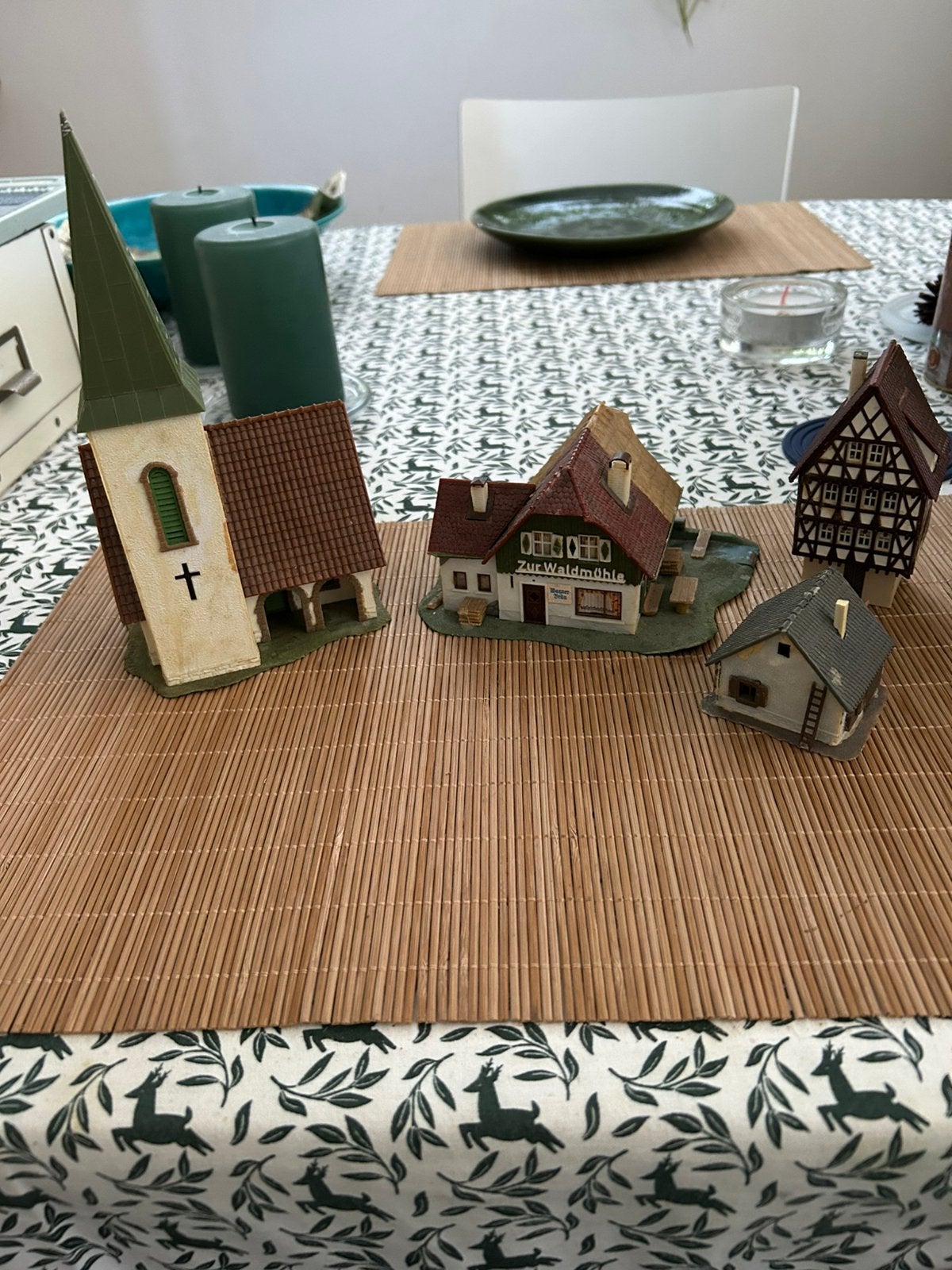 Treinbaan huisjes HO, Ophalen of Verzenden, Gebruikt, Overige typen, Overige merken