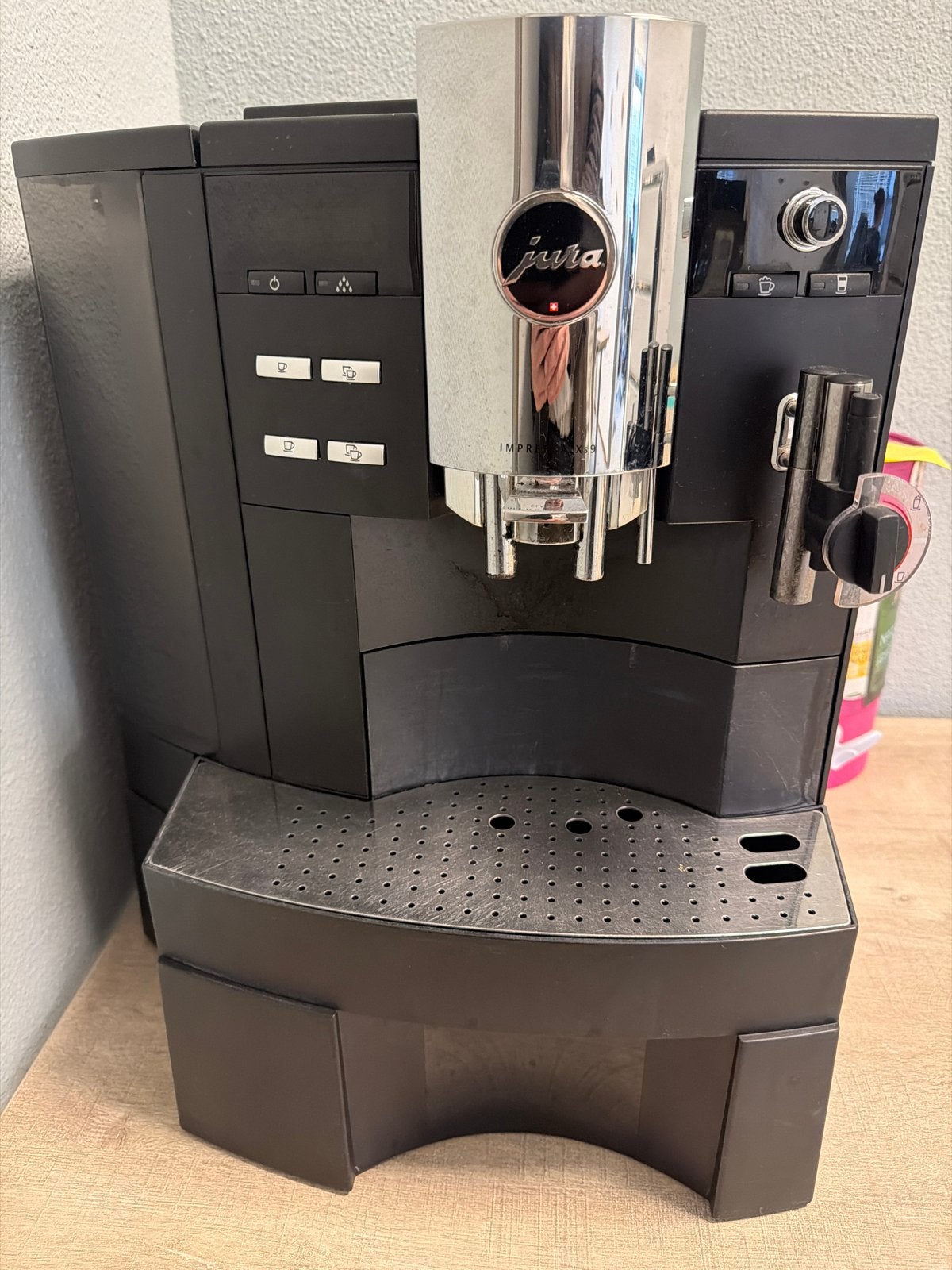 Jura Impressa Xs9 Classic Koffiemachine - Gebruikt, Witgoed en Apparatuur, Afneembaar waterreservoir, Gebruikt, Espresso apparaat