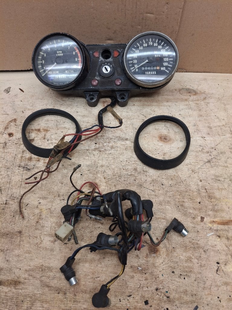 Cockpit / teller onderdelen xs650 / xs 650 xs1 xs2 xs 1 2 7Q, Gebruikt, ., Ophalen of Verzenden, .