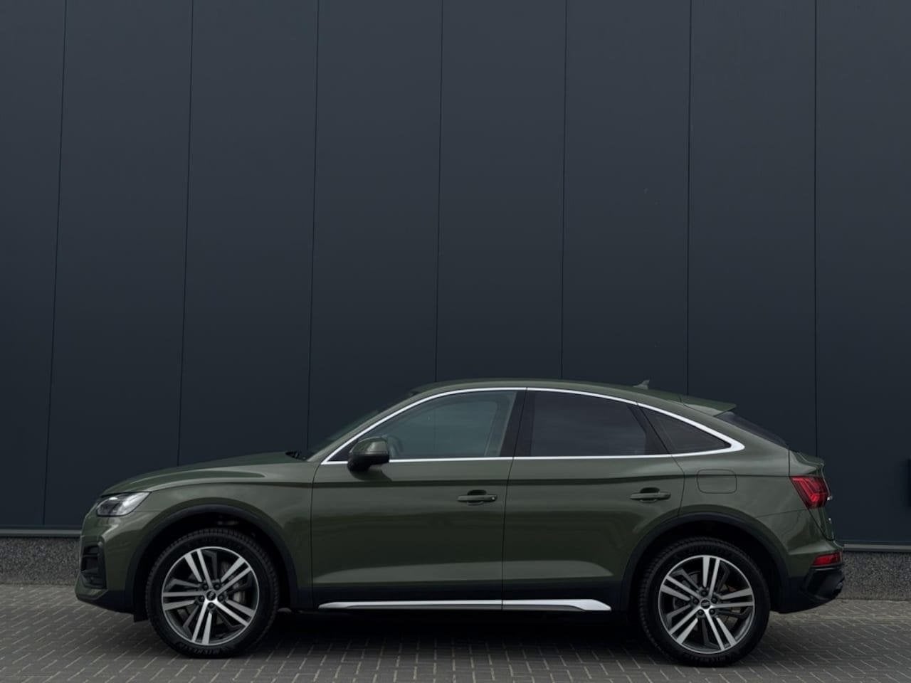 Audi Q5 Sportback 50 TFSI e | NAVI | Climate | LED | PDC, Automaat, Stof, Gebruikt, Zwart