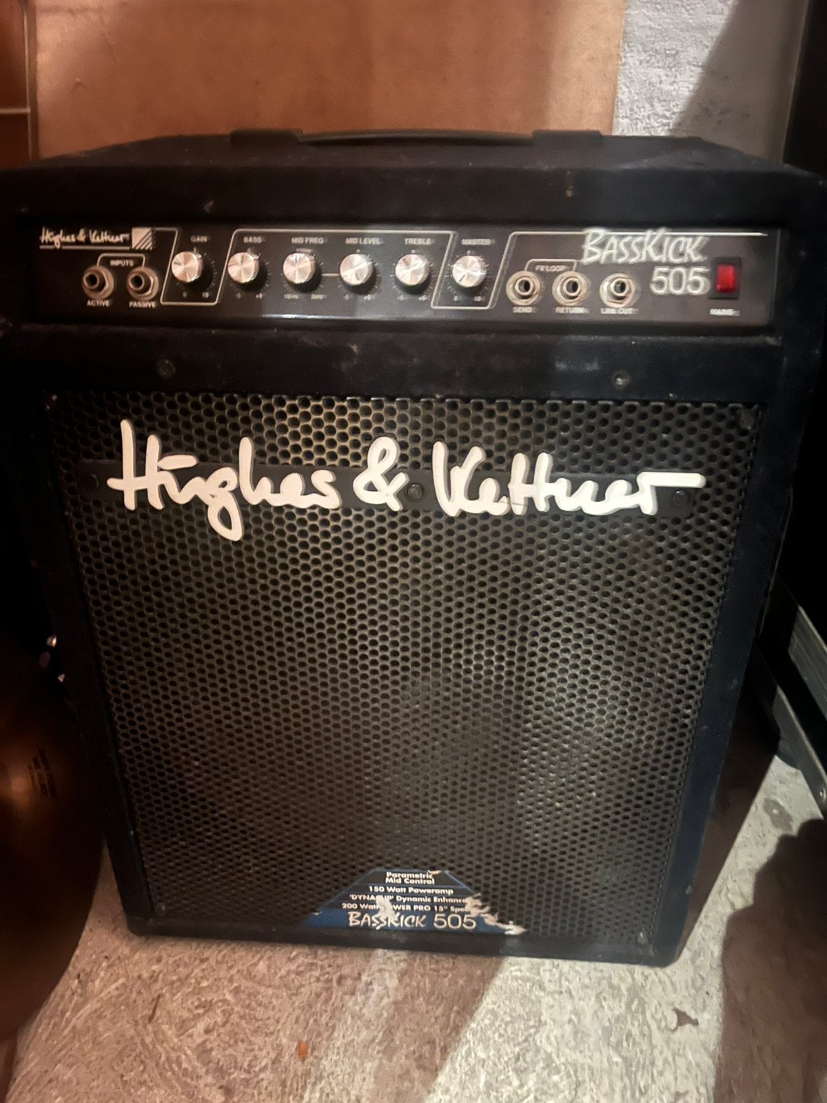 Hughes & Kettner bascombo, Muziek en Instrumenten, Versterkers | Bas en Gitaar, Ophalen, Gebruikt, Basgitaar, 100 watt of meer