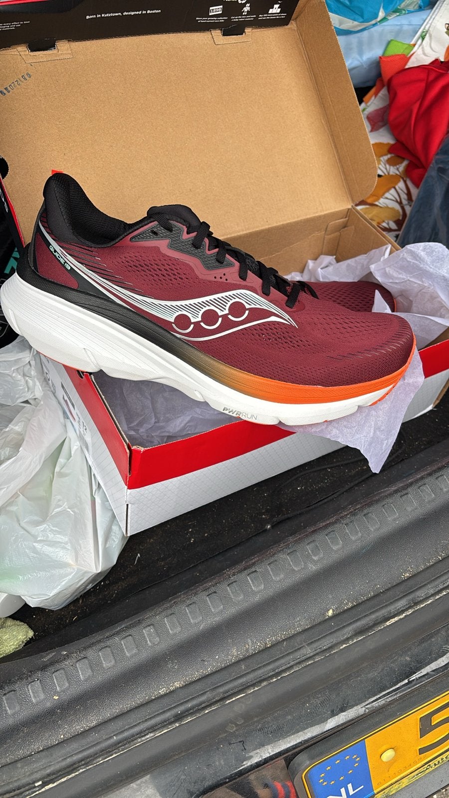 Saucony Guide 19 Hardloopschoenen maat 46,5 - Nieuw in doos, Sport en Fitness, Loopsport en Atletiek, Hardloopschoenen, Nieuw