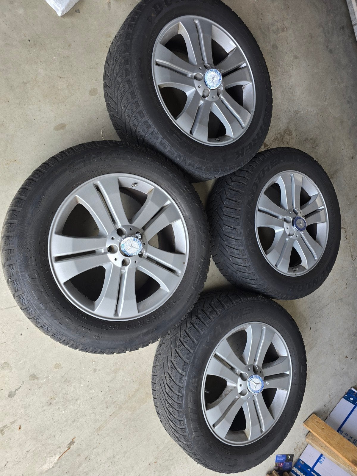 Originele mercedes ML/GL 19 inch velgen, Auto-onderdelen, Gebruikt, 265 mm, Banden en Velgen, Winterbanden