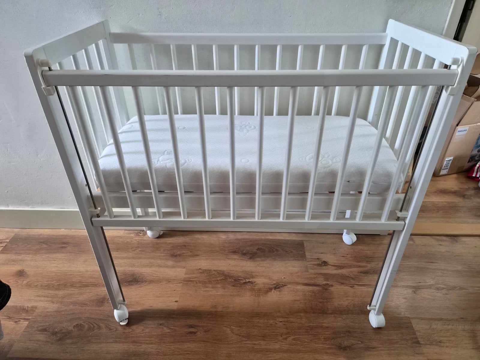 Petite Amélie co-sleeper met matras, Ophalen, Zo goed als nieuw, Wieg