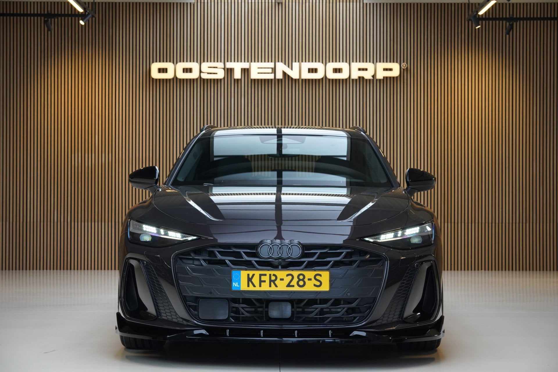 Audi A6 Avant 2.0/367pk e-hybrid Quattro S-Line Competition, Zwart, Leder en Stof, Zwart, Plug-in hybride