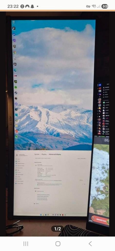 ASUS ROG PG348Q Ultrawide Gaming Monitor, Zo goed als nieuw, ASUS ROG, HDMI, 61 t/m 100 Hz