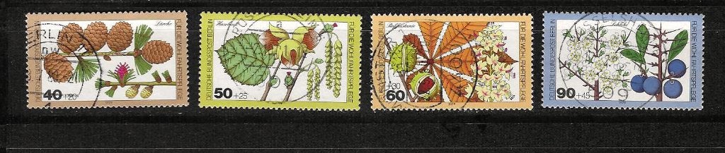 Berlijn 607-610, Ophalen of Verzenden, BRD, Gestempeld