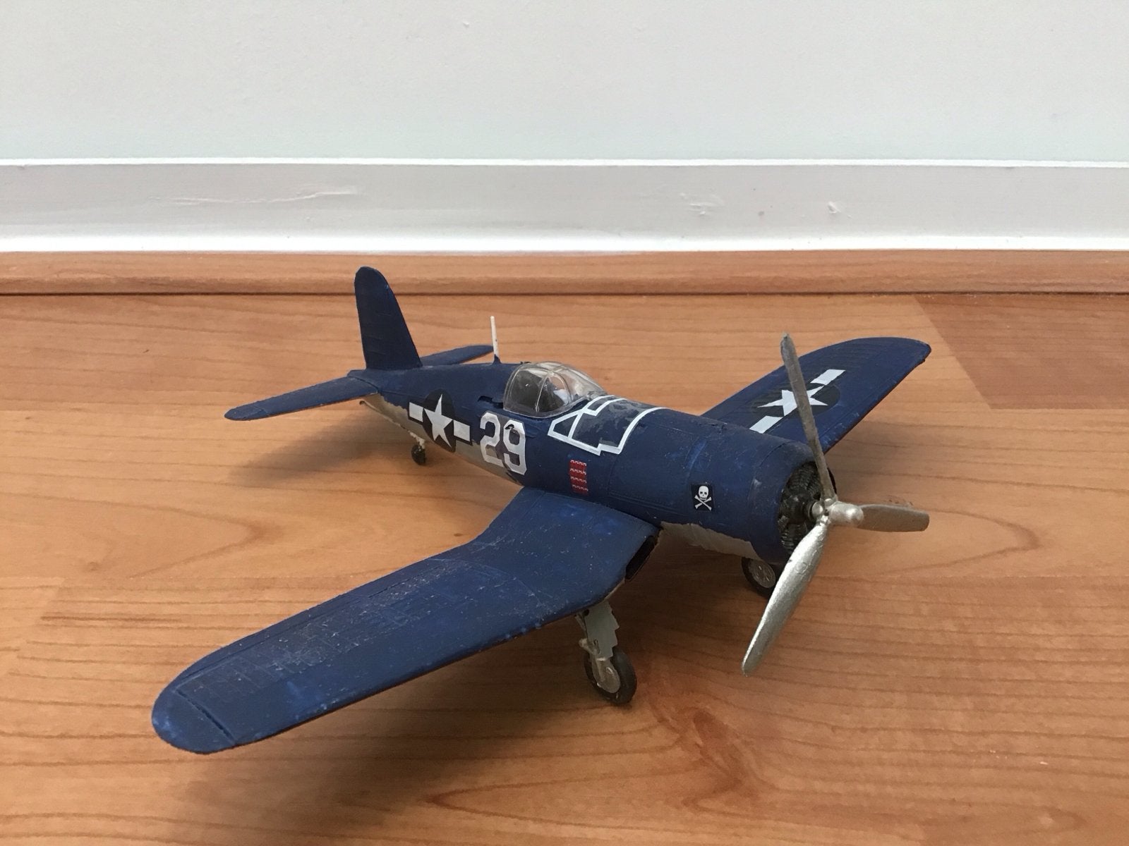 Modelvliegtuig F4U Corsair, Overige merken, 1:72 tot 1:144, Gebruikt, Ophalen of Verzenden