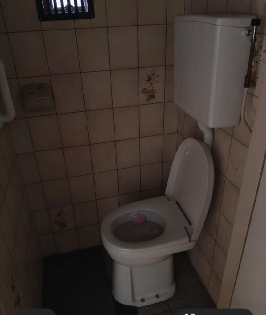 Toilet met stortbak - Gebruikt, Ophalen of Verzenden, Toilet