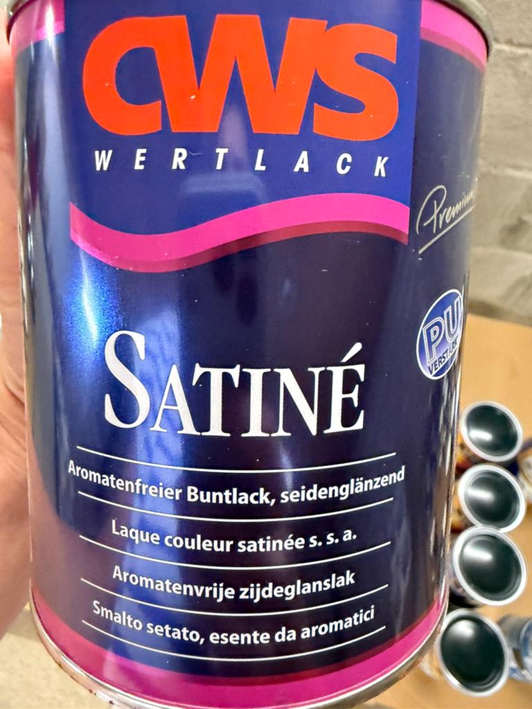 CWS aluminiumkleurige lak (ral 9006) 0,75liter, Ophalen of Verzenden, Nieuw