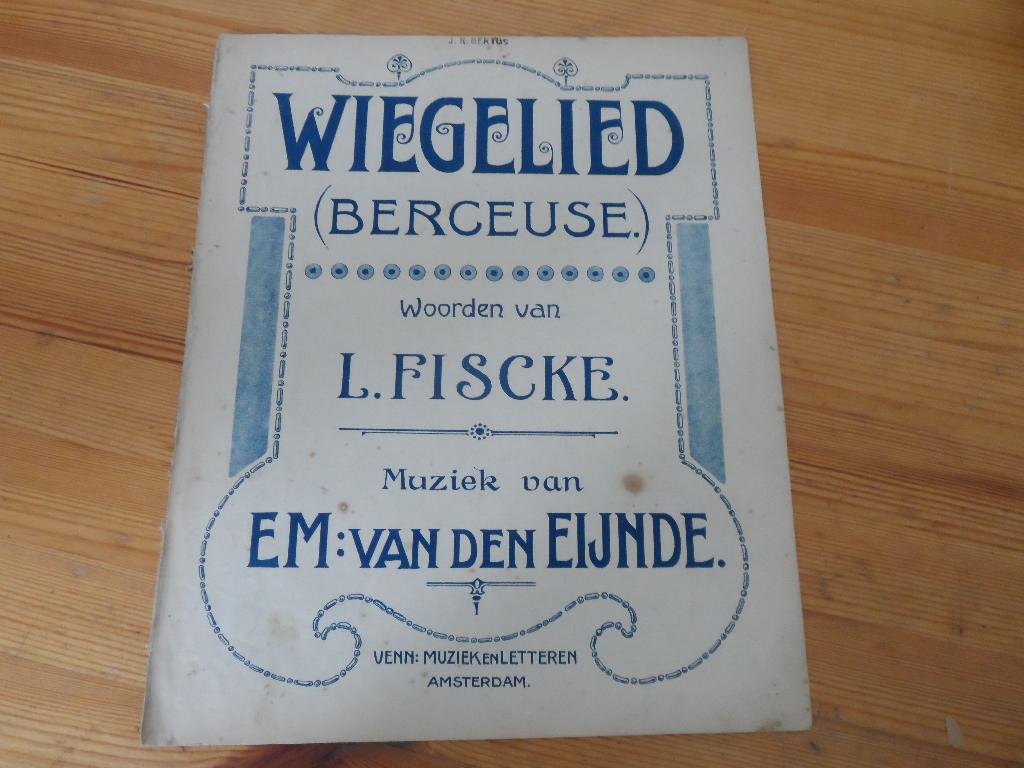 emil van den eynde, Muziek en Instrumenten, Bladmuziek, Gebruikt, Artiest of Componist, Populair, Piano, Zang, Ophalen of Verzenden