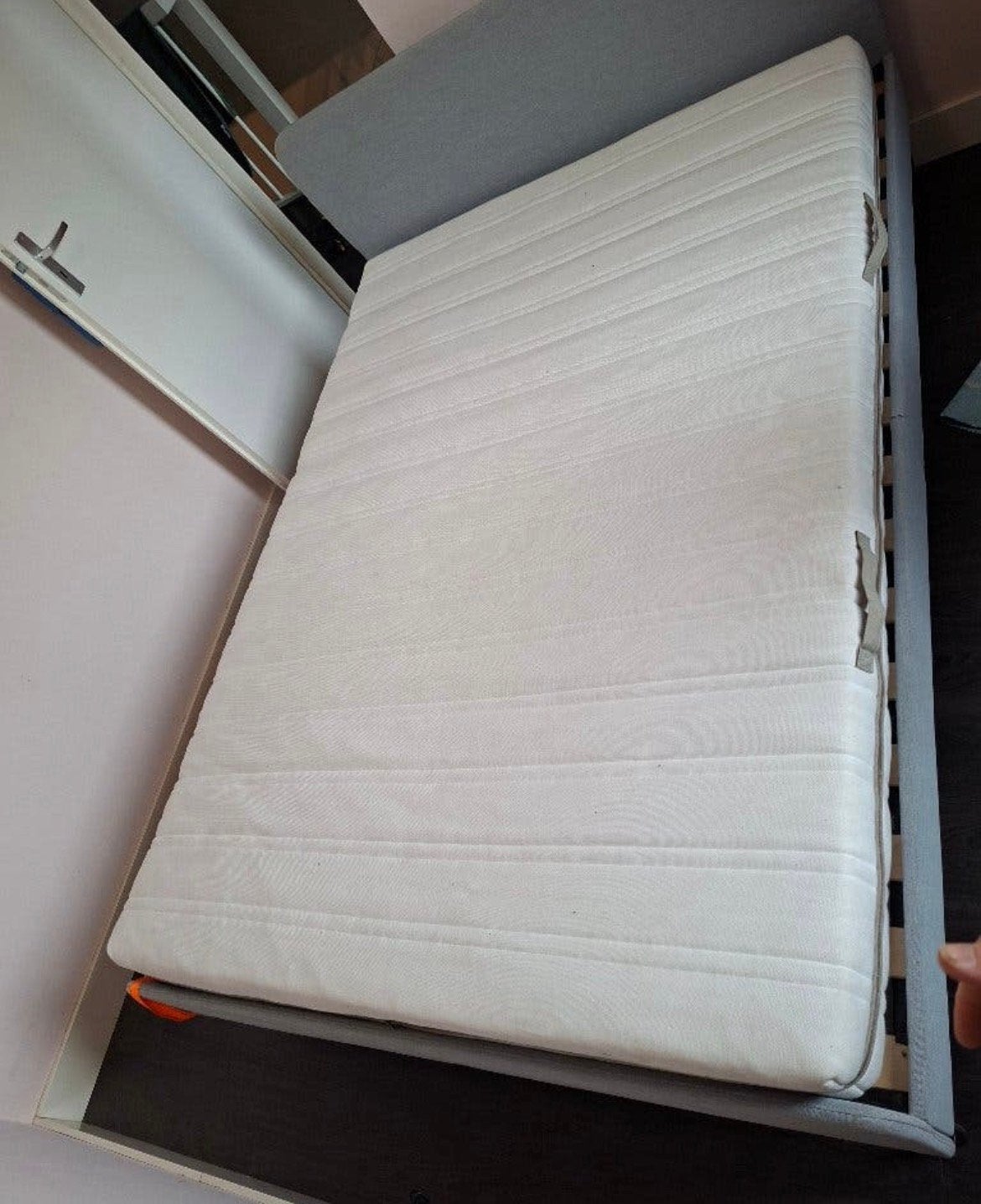 Malvik ikea matras 1.40 bij 2.00 meter, Ophalen, Gebruikt, Tweepersoons, 140 cm