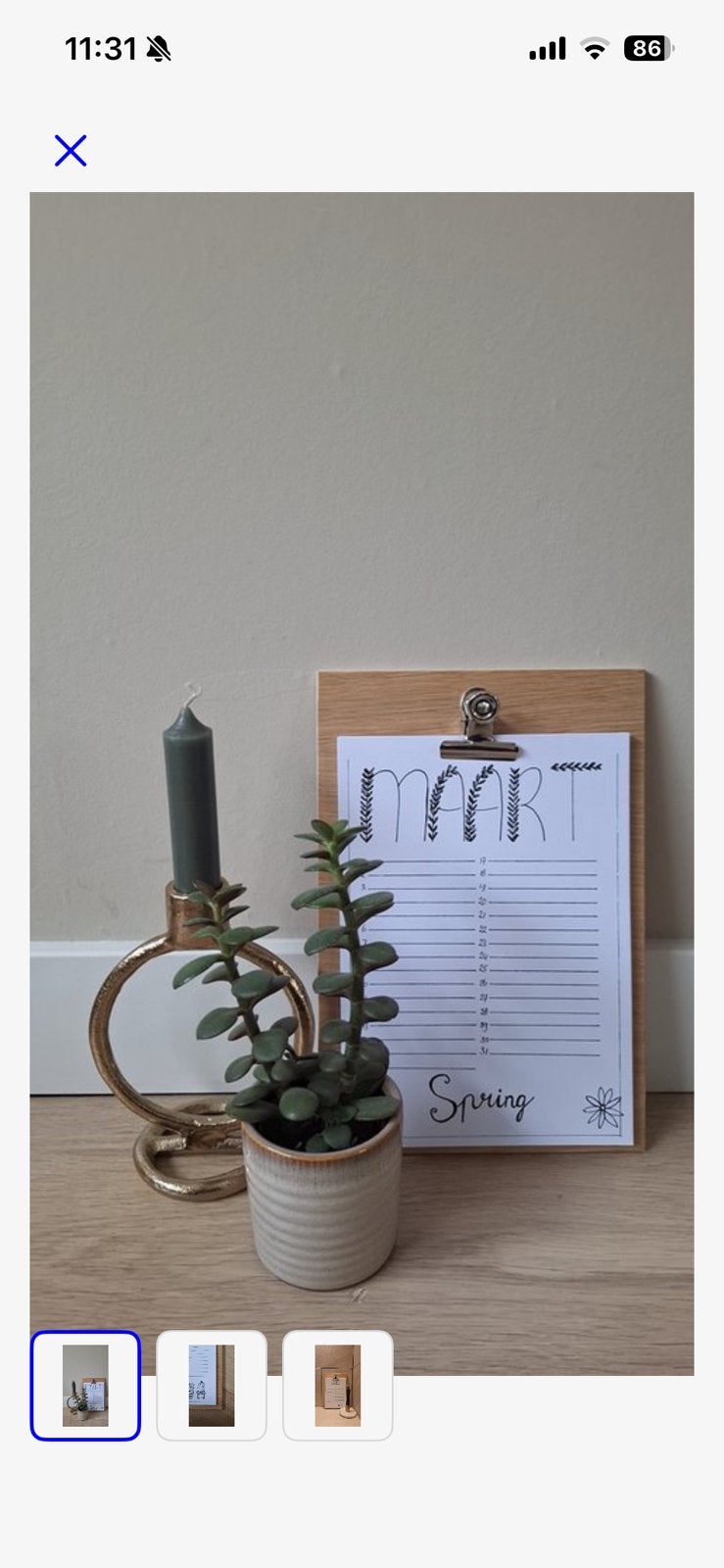 Verjaardagskalender - handmade - geen jaartal, Ophalen of Verzenden, Maandkalender, Nieuw