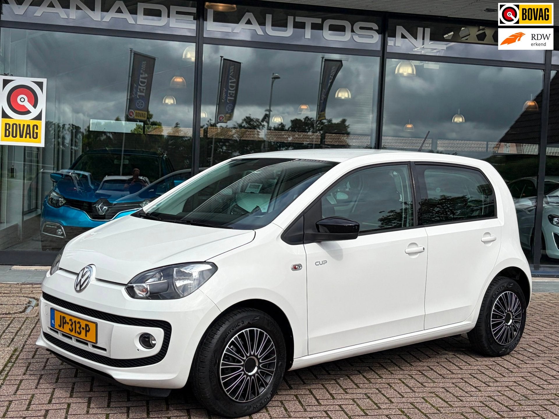 Volkswagen Up! 1.0 take up! BlueMotion 5Drs 96d-KM! Airco St, Auto's, Voorwielaandrijving, Stof, Gebruikt, Stoelverwarming